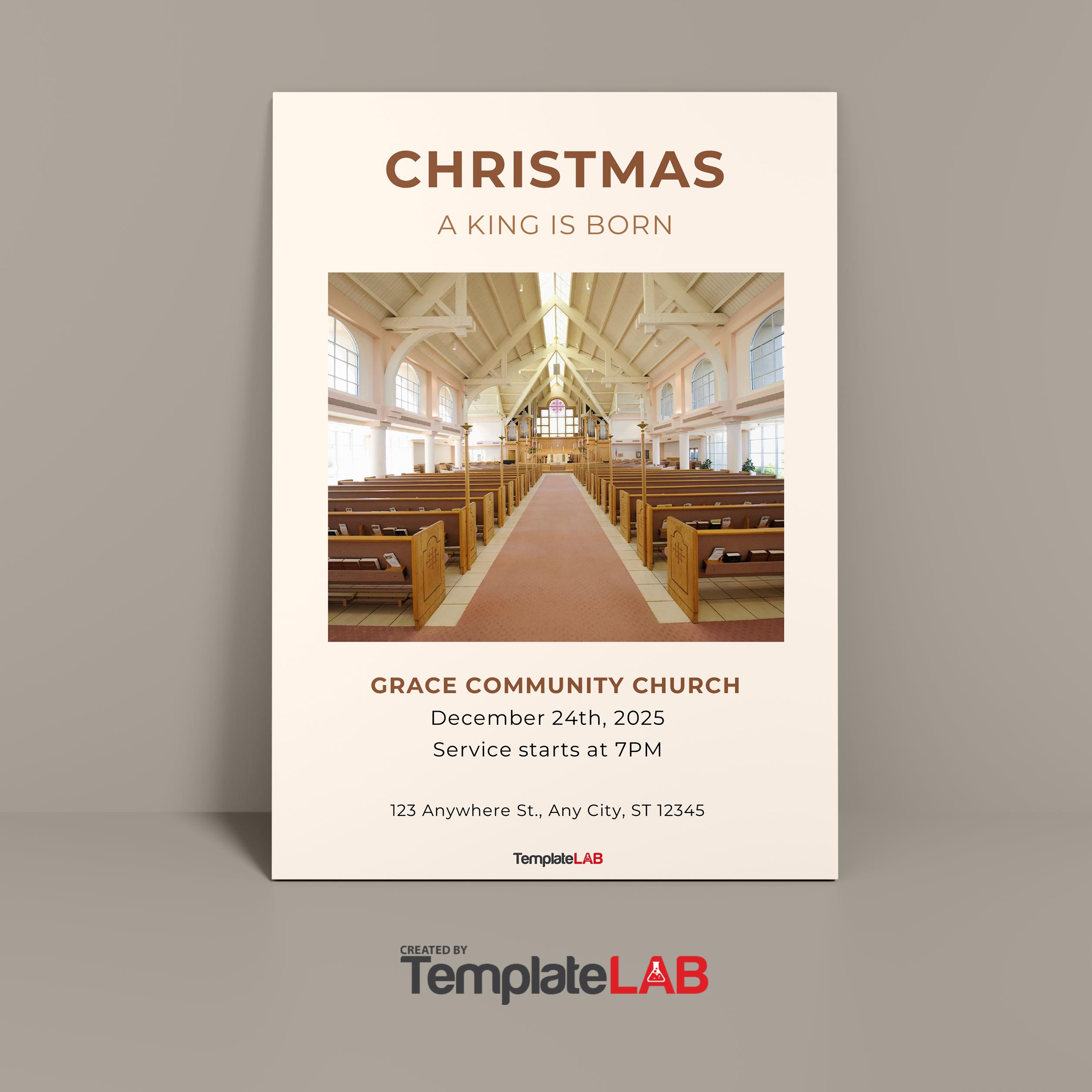 Free Christmas Church Flyer