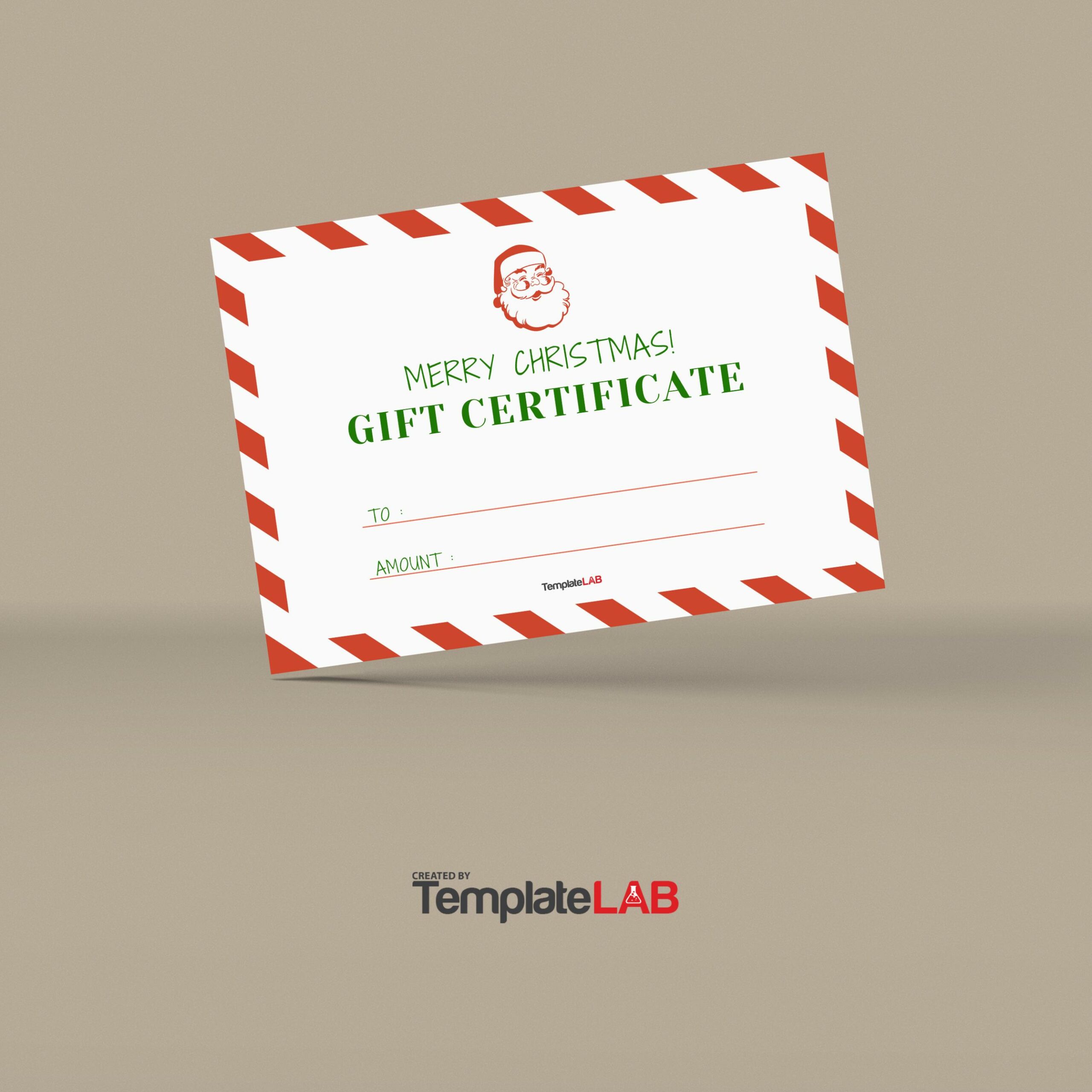 Free Christmas Gift Certificate 01