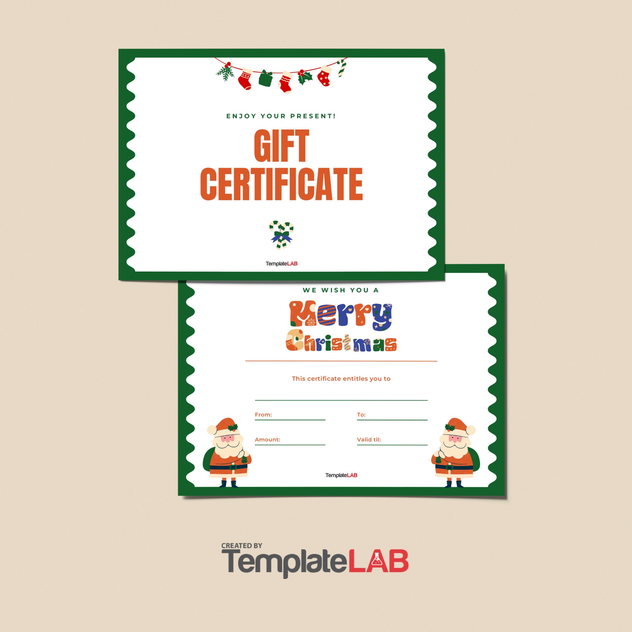 Free Christmas Gift Certificate 05