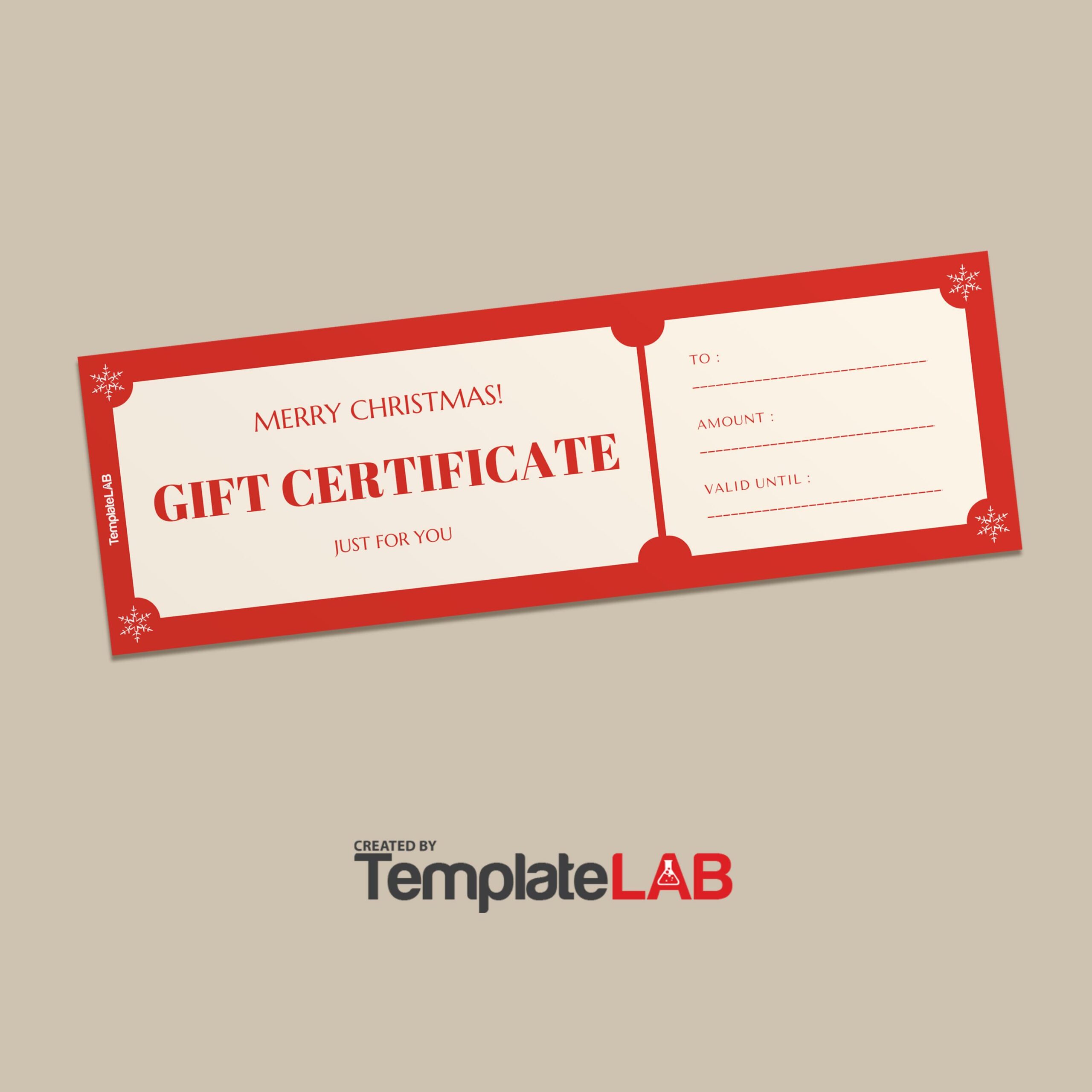 Free Christmas Gift Certificate 07