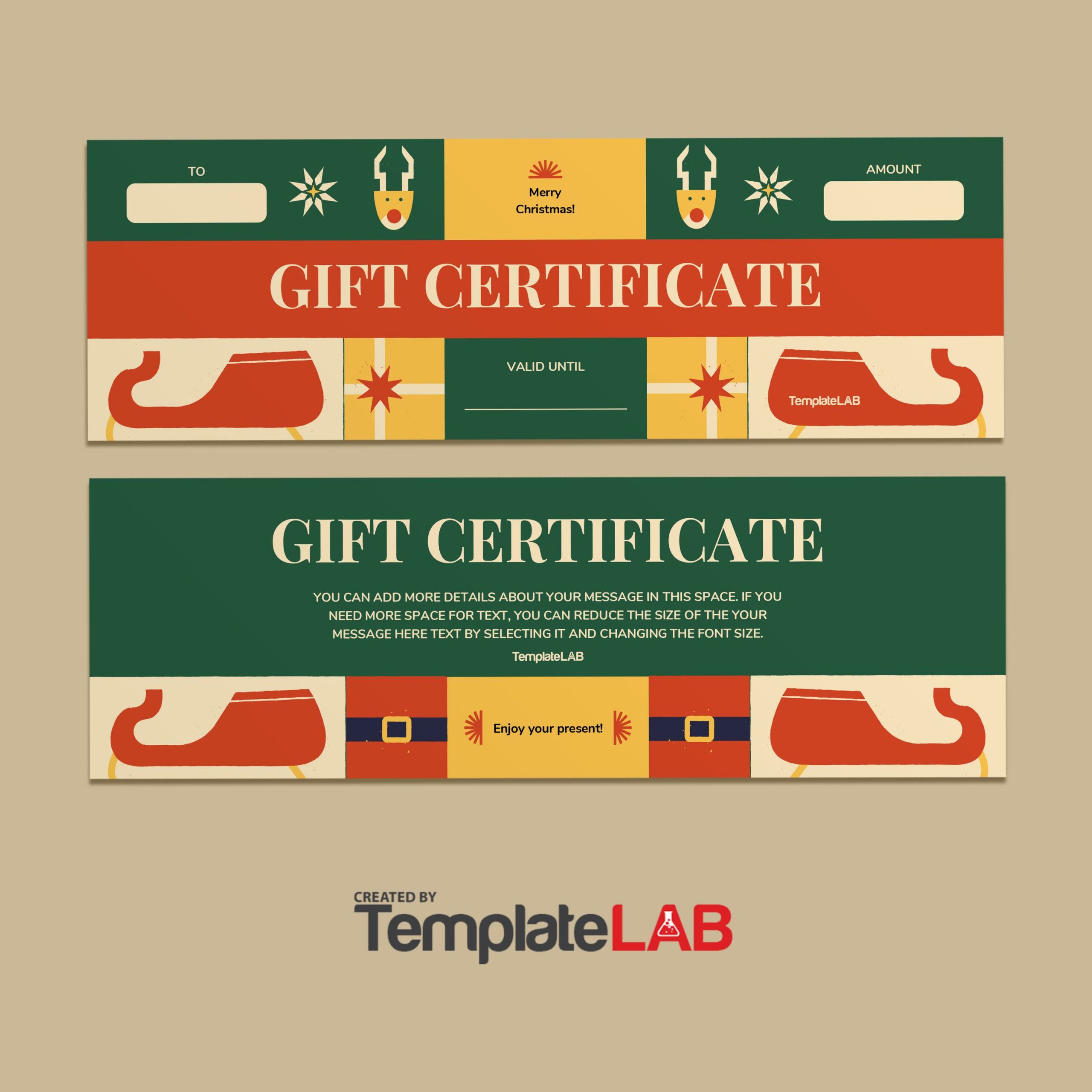 Free Christmas Gift Certificate 13