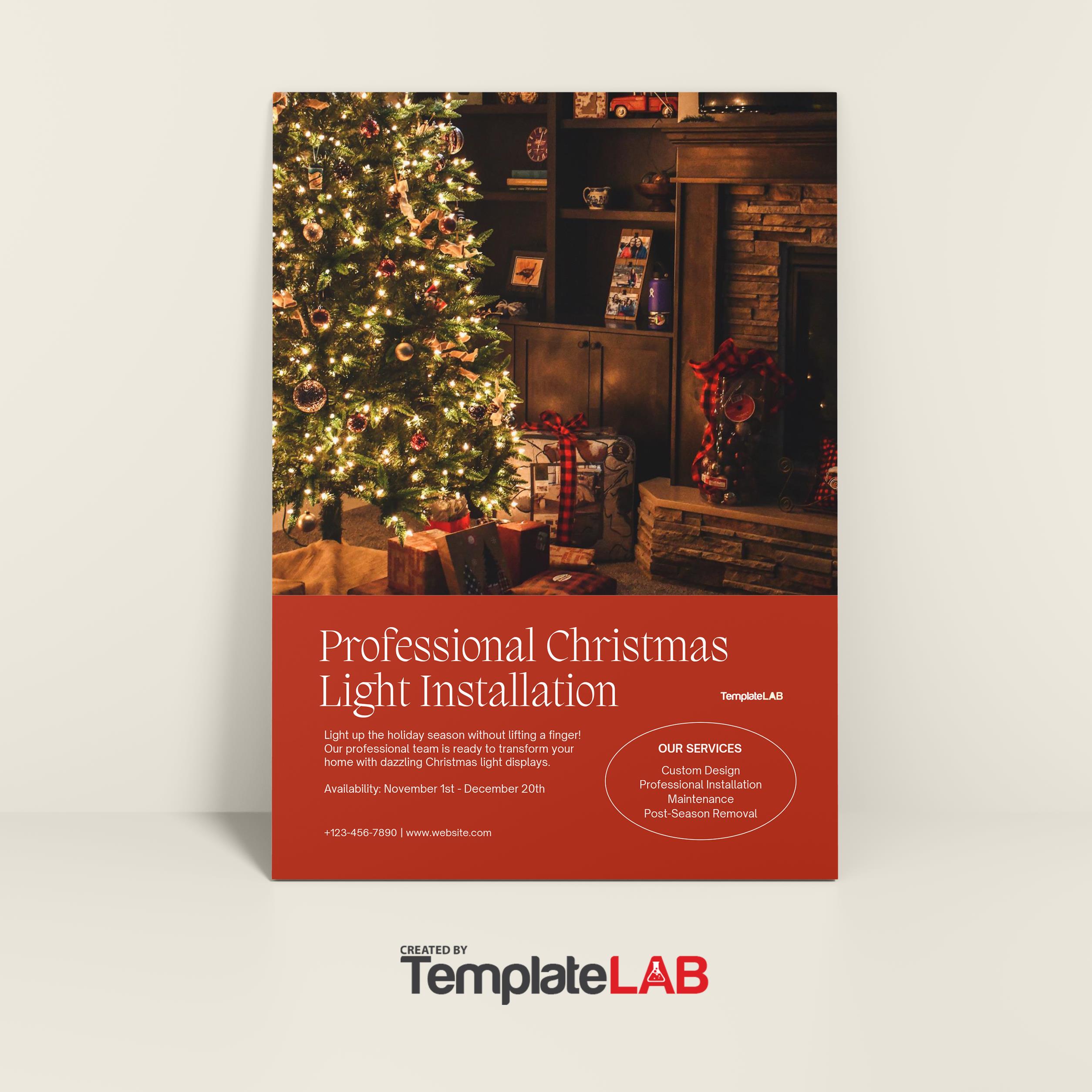 Free Christmas Light Flyer