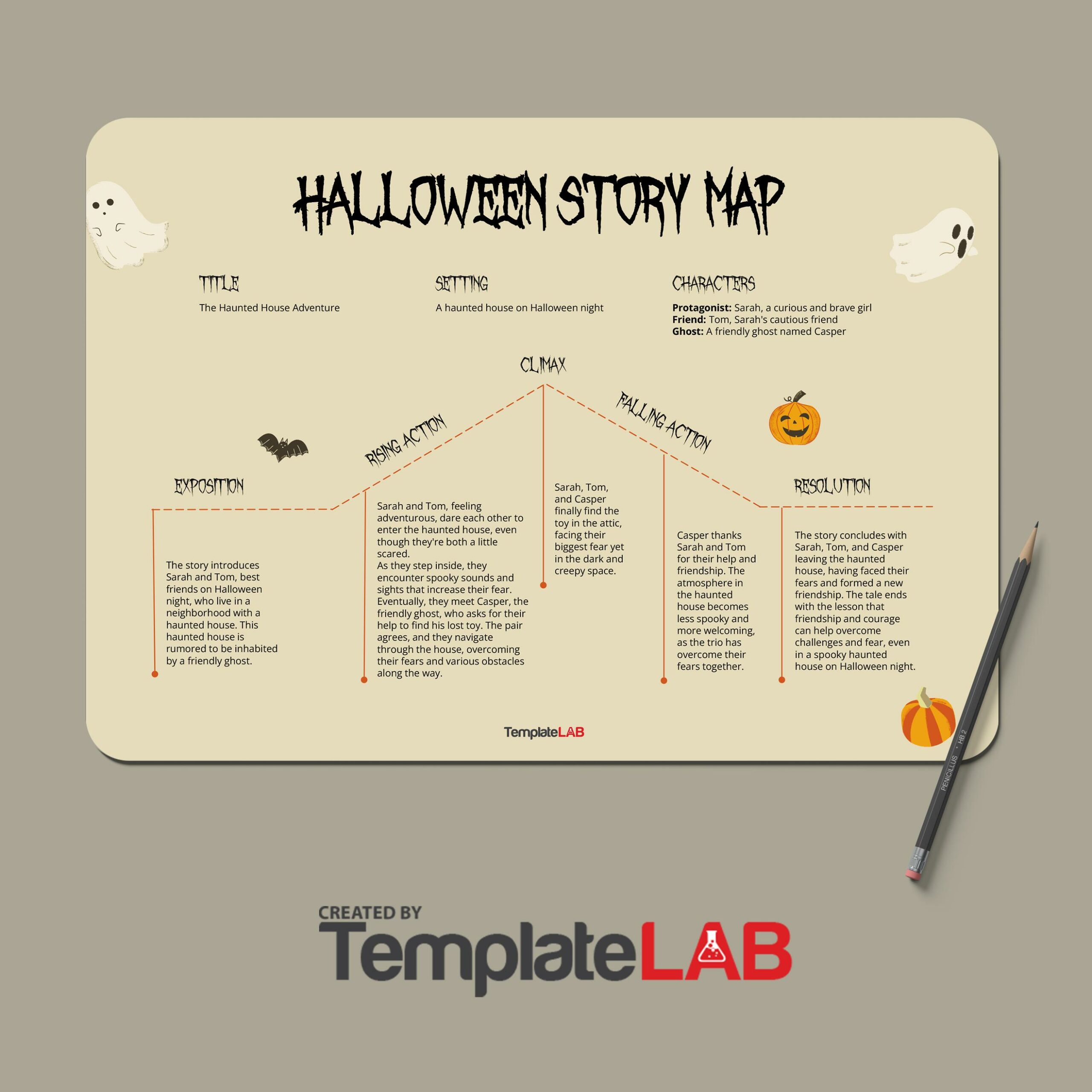 Free Halloween Story Map