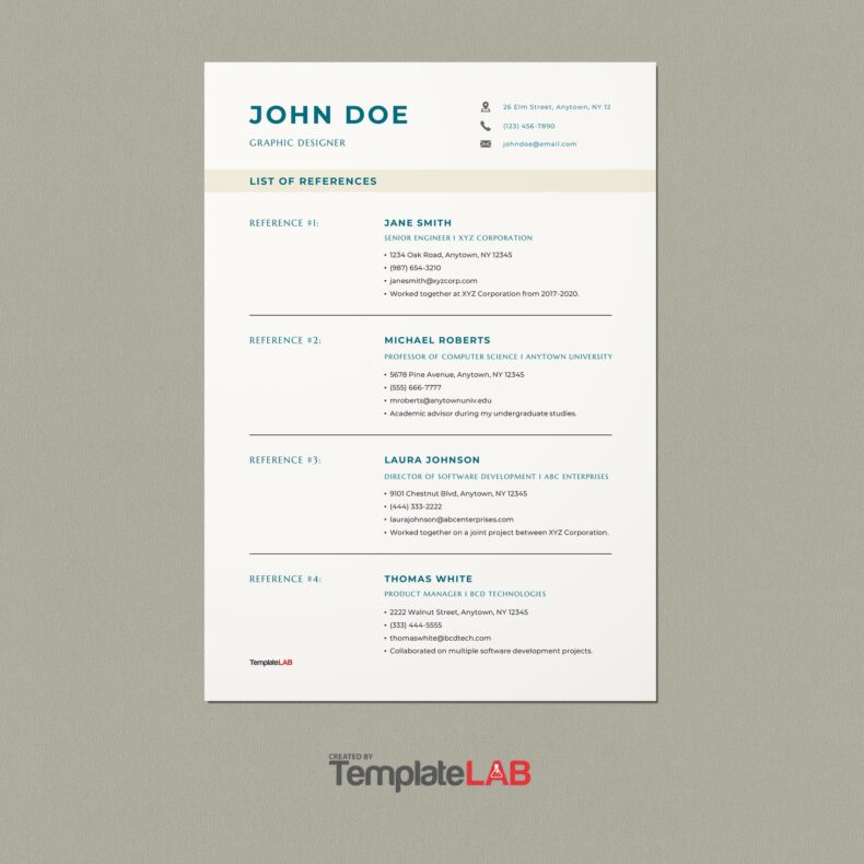 Reference Page Templates