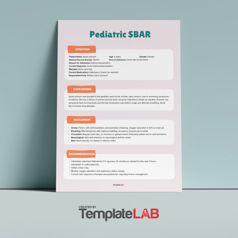 SBAR Templates