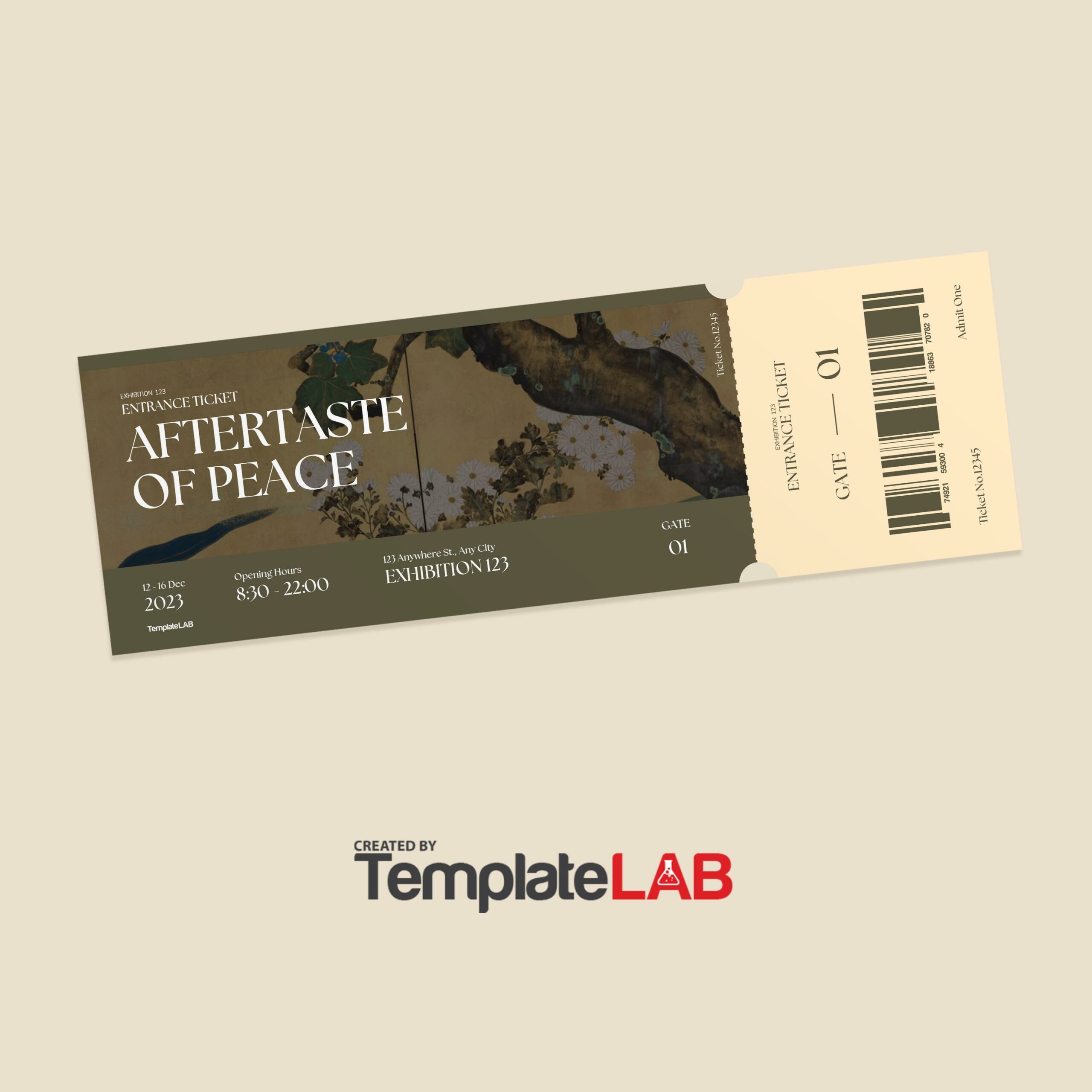Free Entrance Ticket Template