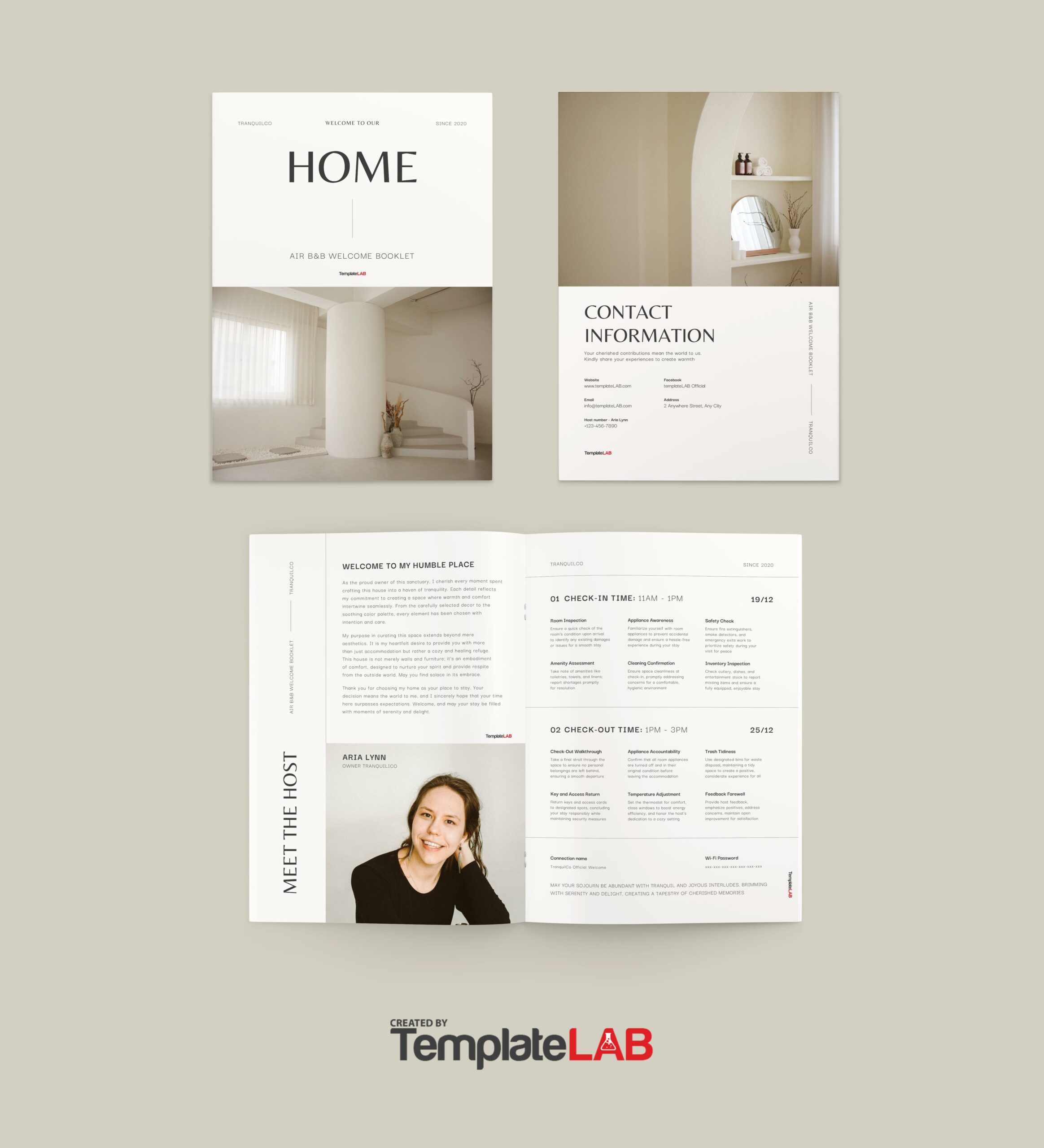 Free Airbnb Welcome Booklet Template