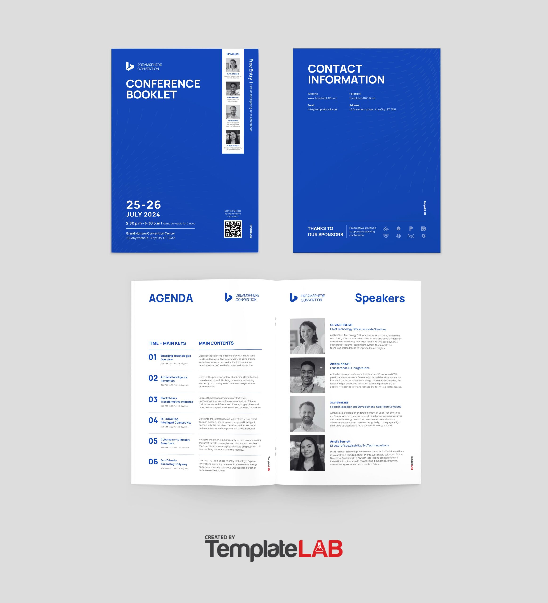 Free Conference Booklet Template