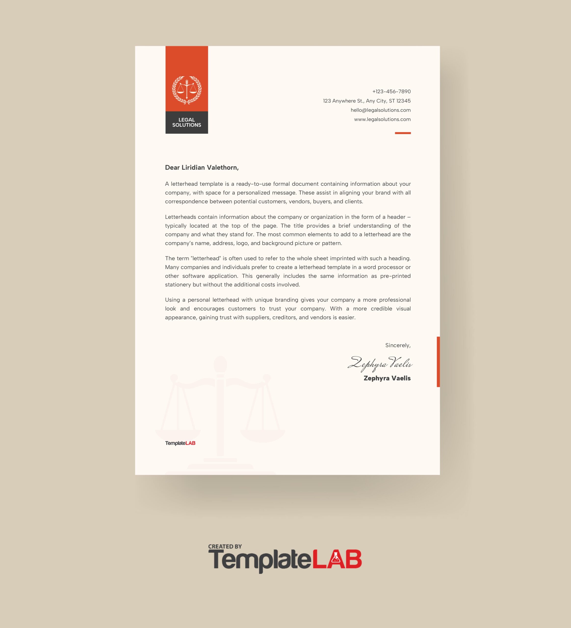 48 Free Letterhead Templates & Examples (Company, Business, Personal)