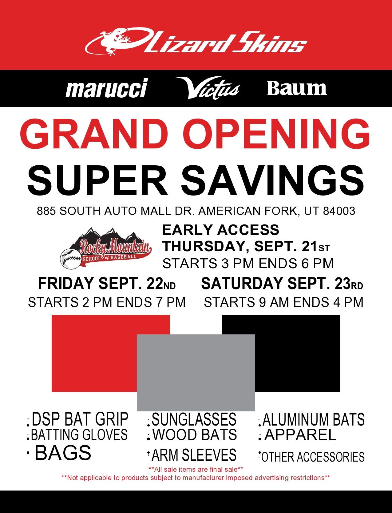 Free grand opening flyer 37