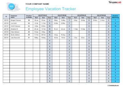 Vacation Trackers