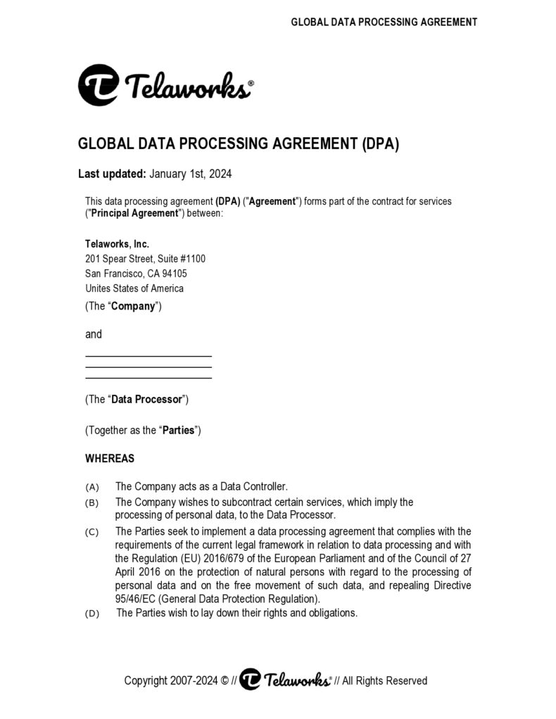40 Simple DPA Agreements & Contracts ᐅ TemplateLab
