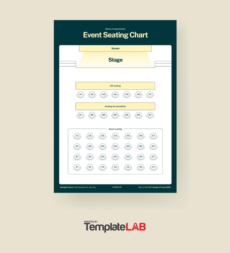 Seating Chart Templates