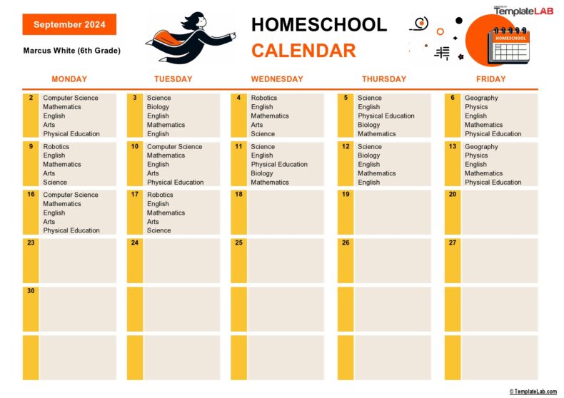 44 Editable Homeschool Schedule Templates [FREE]