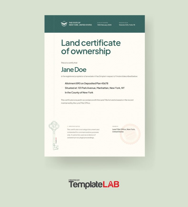 18 Certificate of Ownership Templates [Word, PDF, PPTX] ᐅ TemplateLab