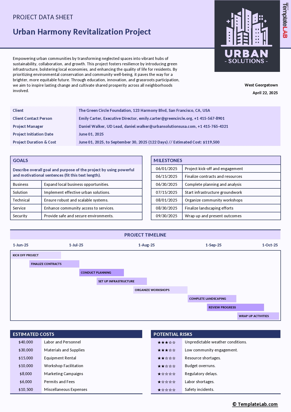 19 Useful Spec Sheet Templates (Construction, Product, Design...)