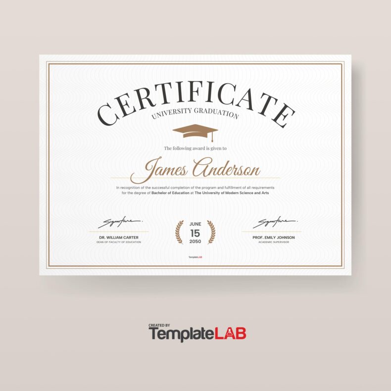 18 Free Graduation Certificate Templates [Printable] ᐅ TemplateLab