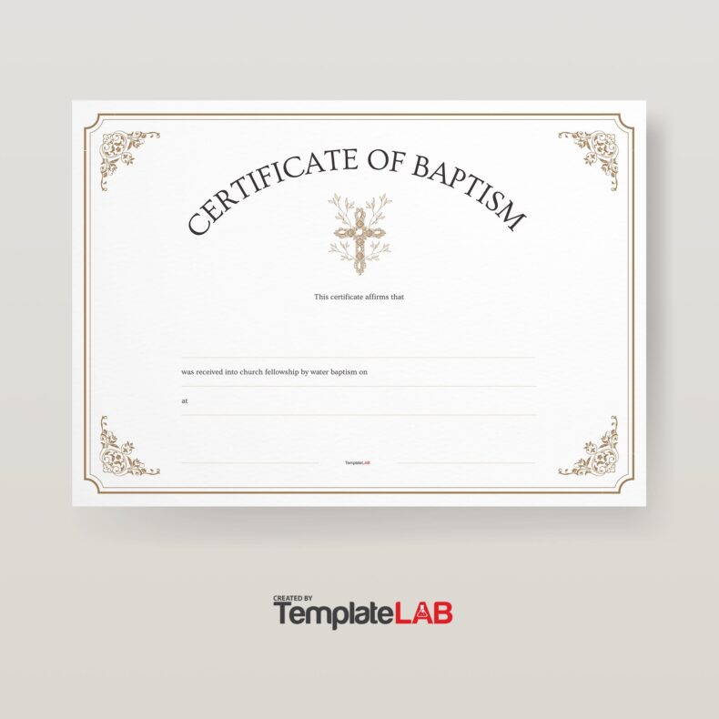 Baptism Certificates