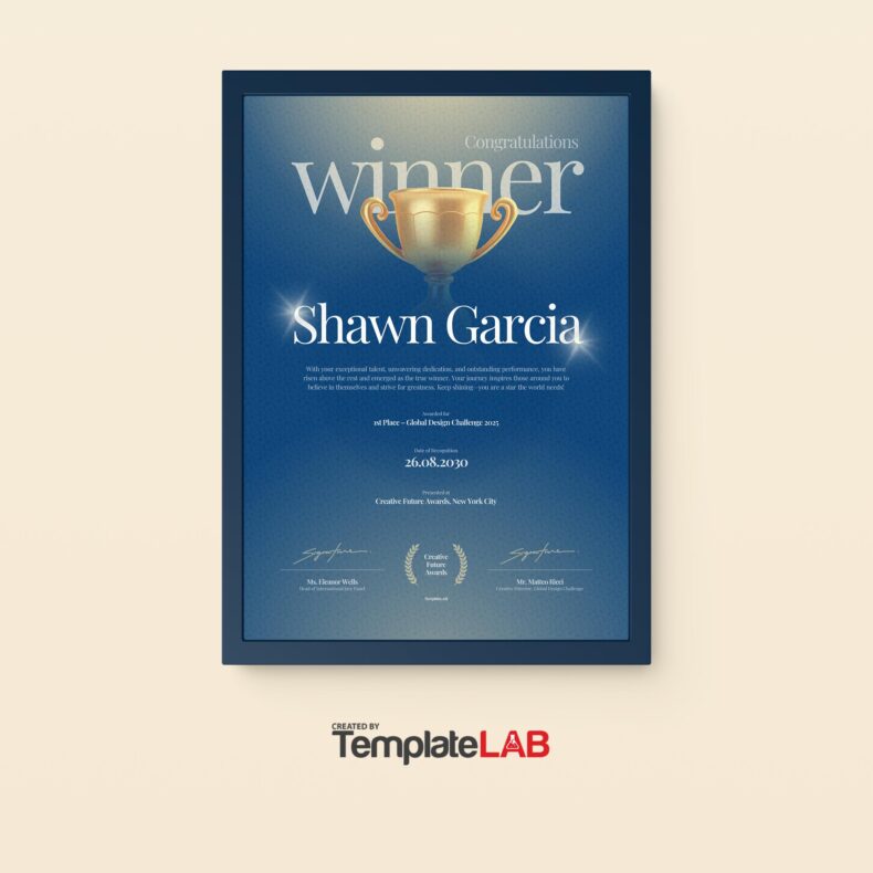 18 Free Congratulations Certificate Templates [Word, PDF] ᐅ TemplateLab