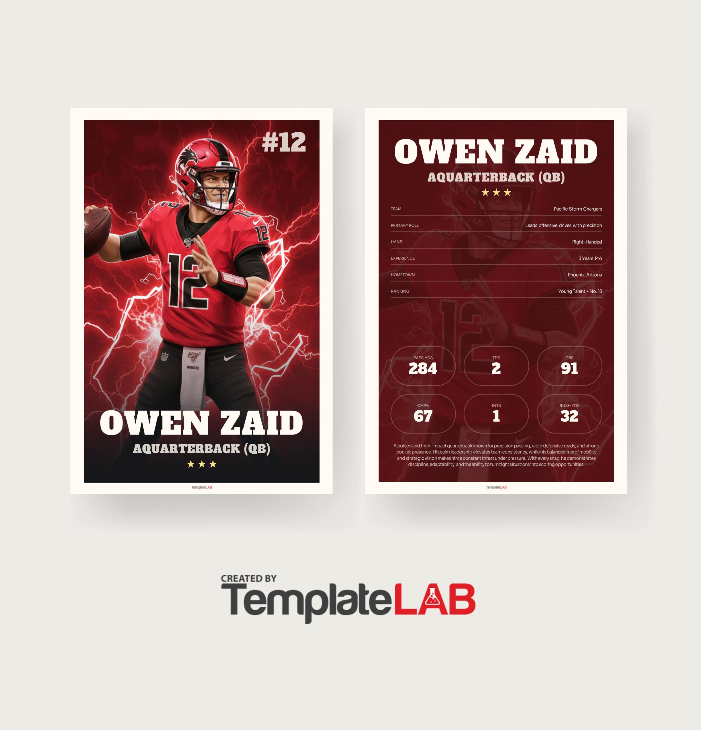 Card Templateff 18 Printable Trading Card Templates (Baseball, Football, etc..) ᐅ ...