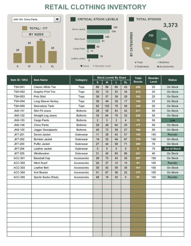Boots Inventory Format Example 18 Free Inventory Templates (Excel, Word, PDF)