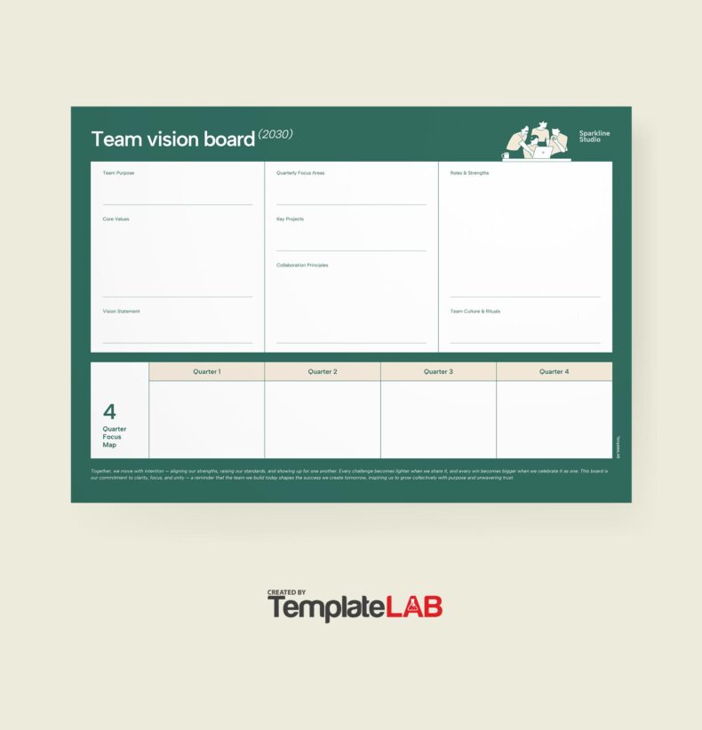 38 Printable Vision Board Templates (100% Free)