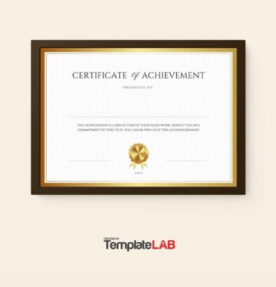 18 Free Certificate of Achievement Templates [Editable] ᐅ TemplateLab