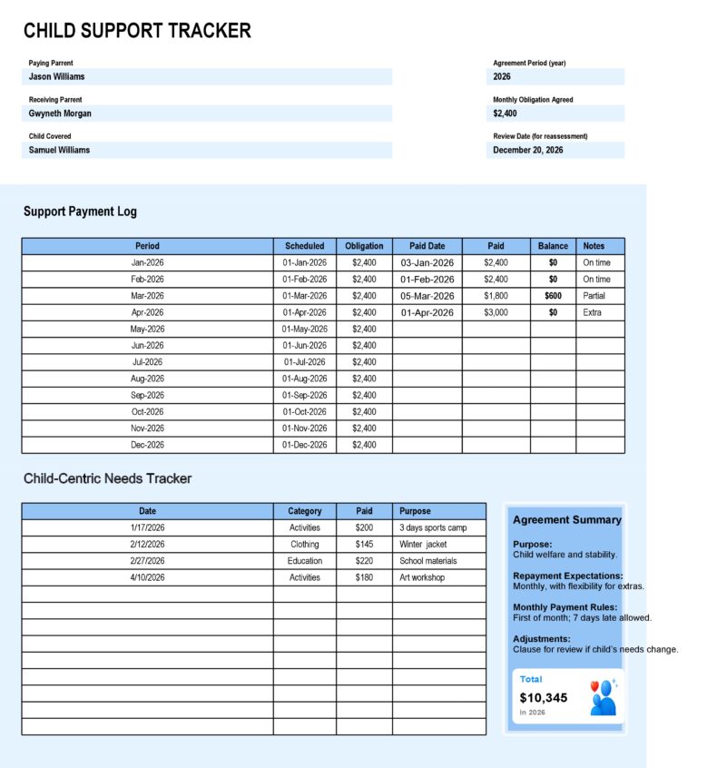 Child-Support-Tracker-Template-TemplateL