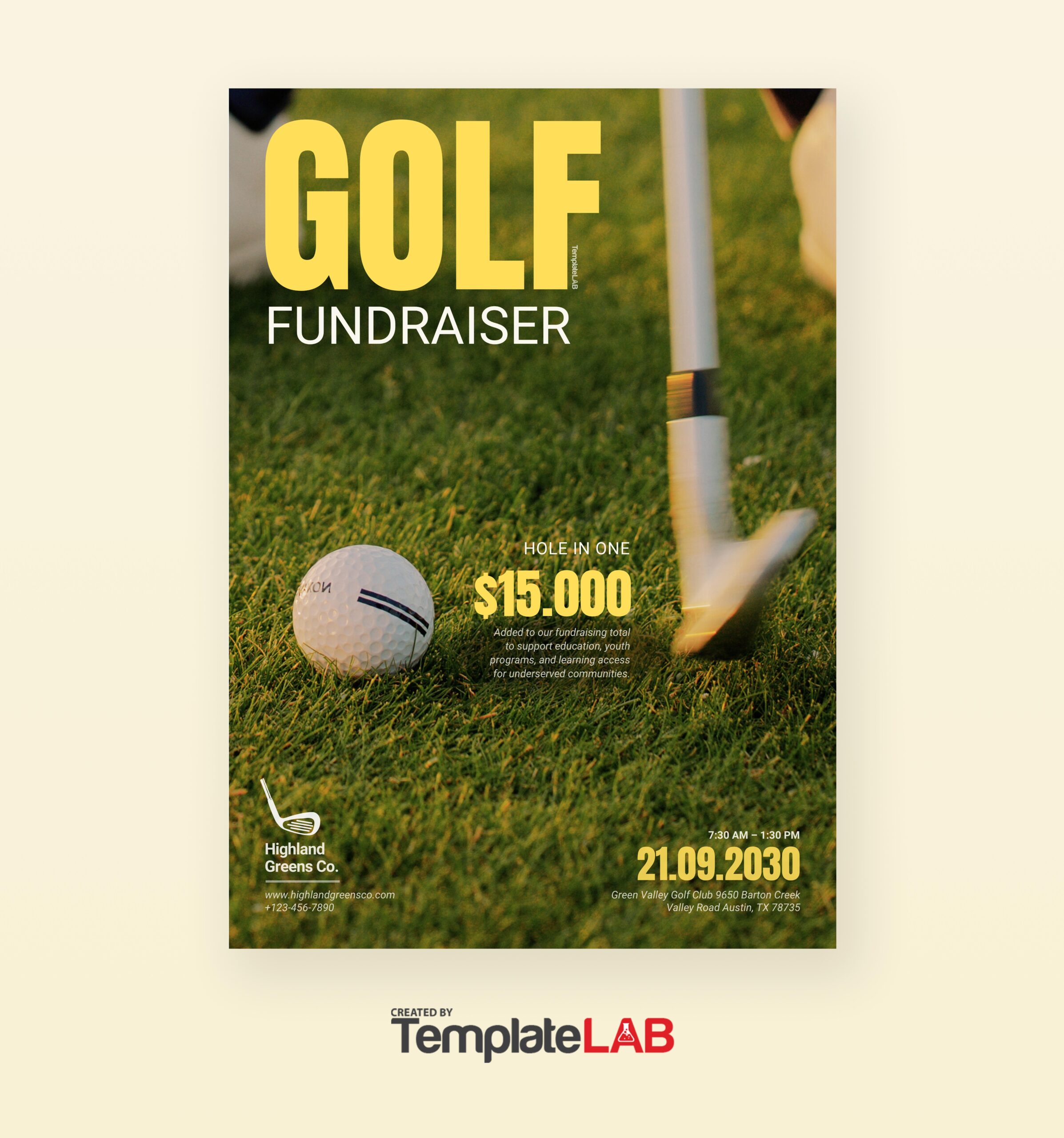 18 Best Golf Tournament Flyer Templates [Word, PDF] ᐅ TemplateLab